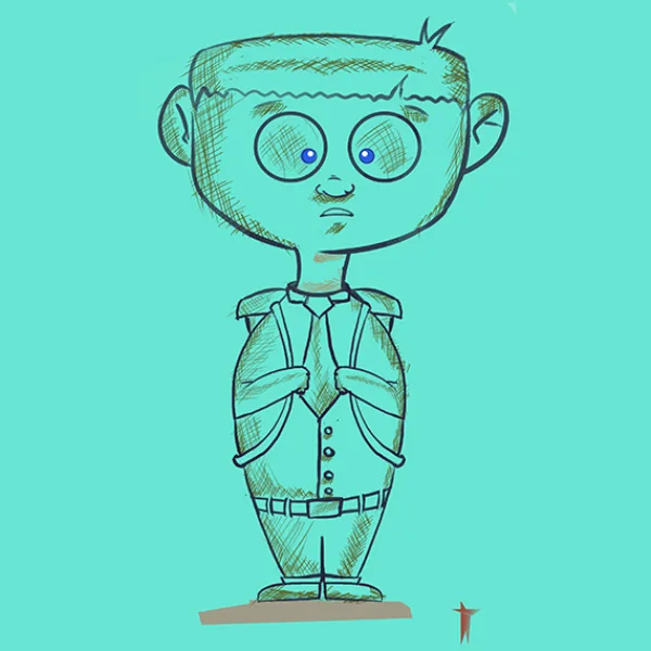 The Schoolboy - Character Design