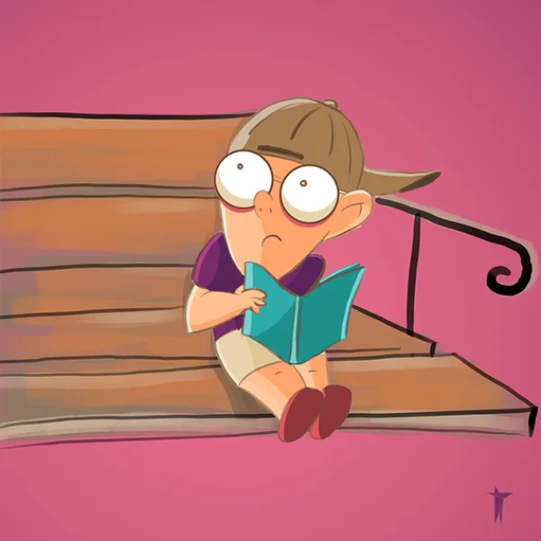 Boy on a Bench - Character Design