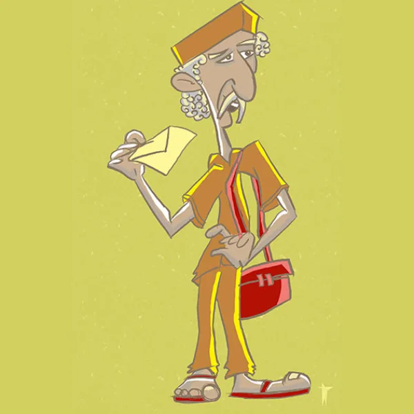 The Old Postman - Character Design