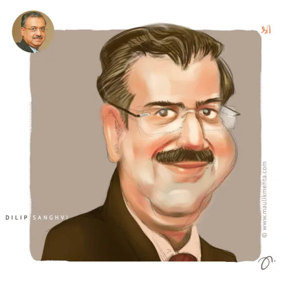Dilip Shanghvi - Caricatures & Portraits